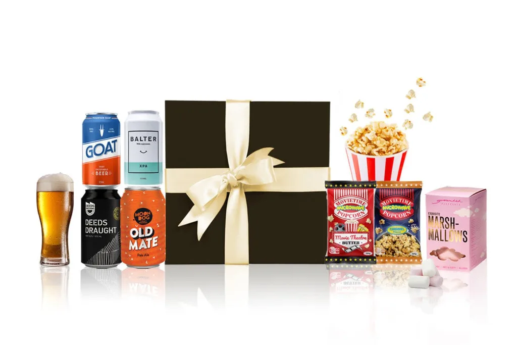 Beer-and-movie-hamper