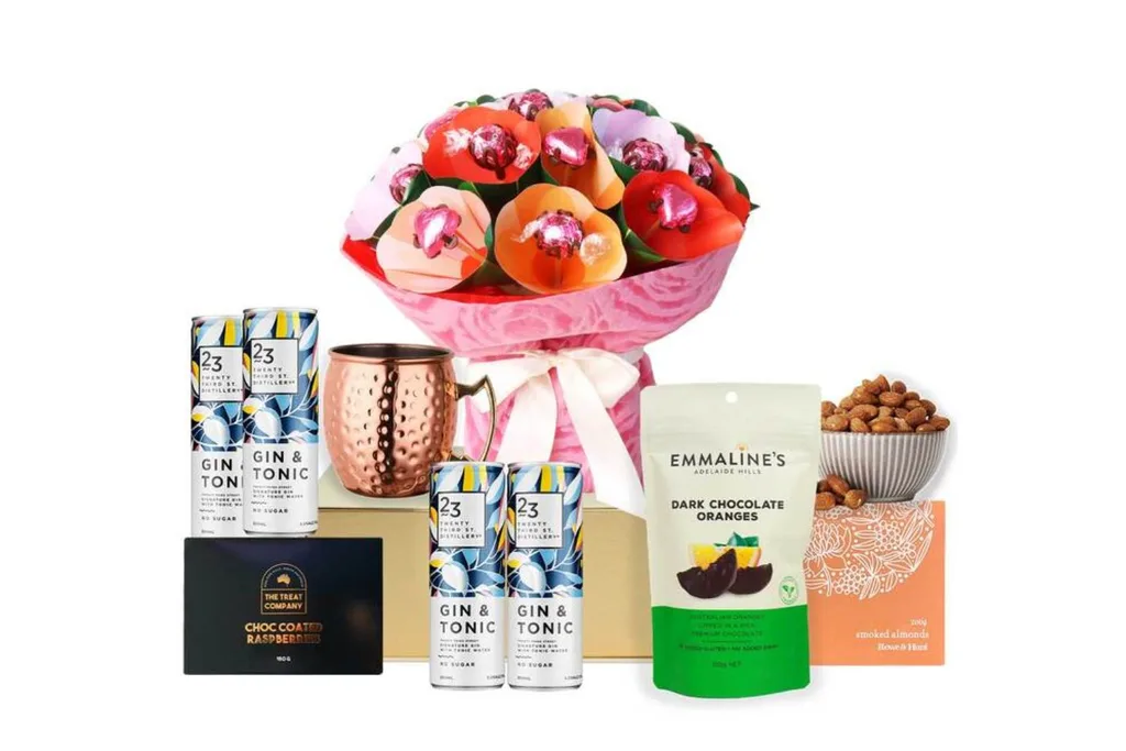 Edible Blooms gin gift hamper