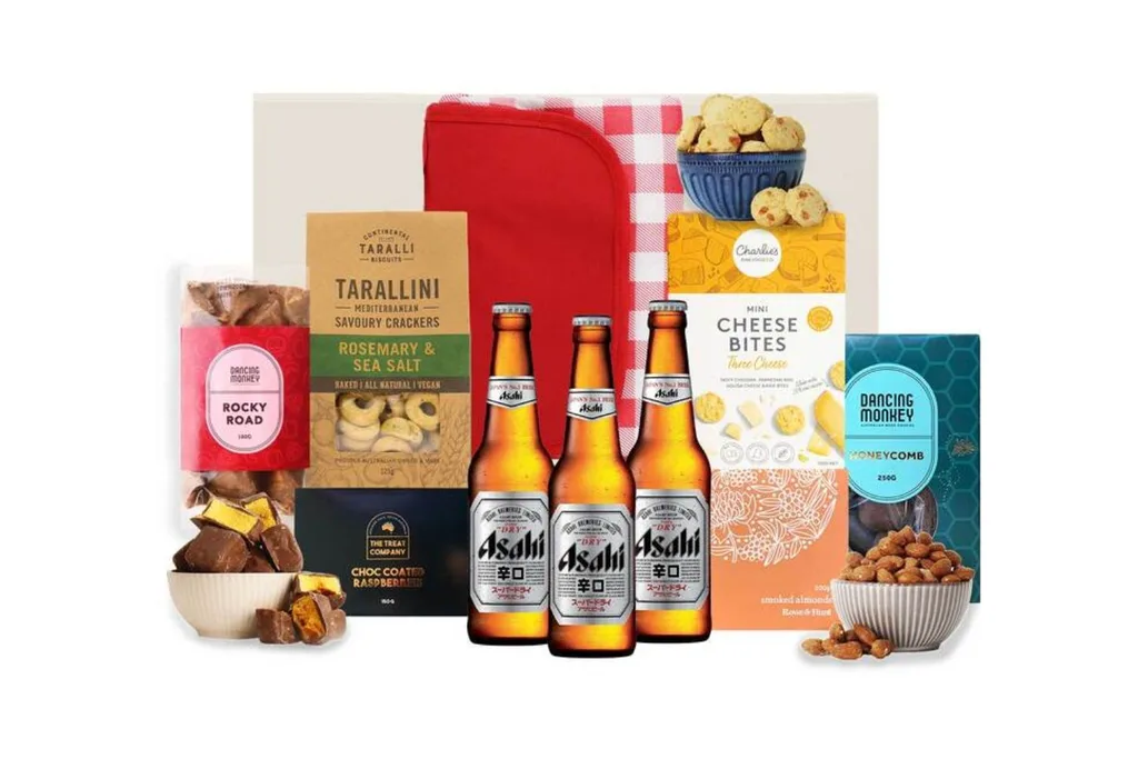 Edible Blooms beer tasting gift hamper