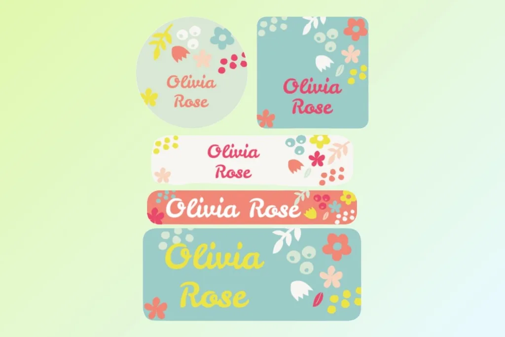 Stuck on you lunchbox labels