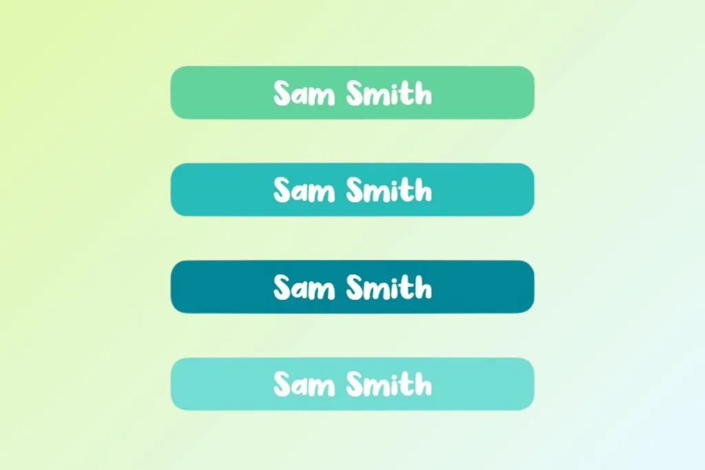 Bright star kids pencil label