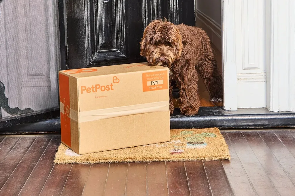 Pet post subscription box