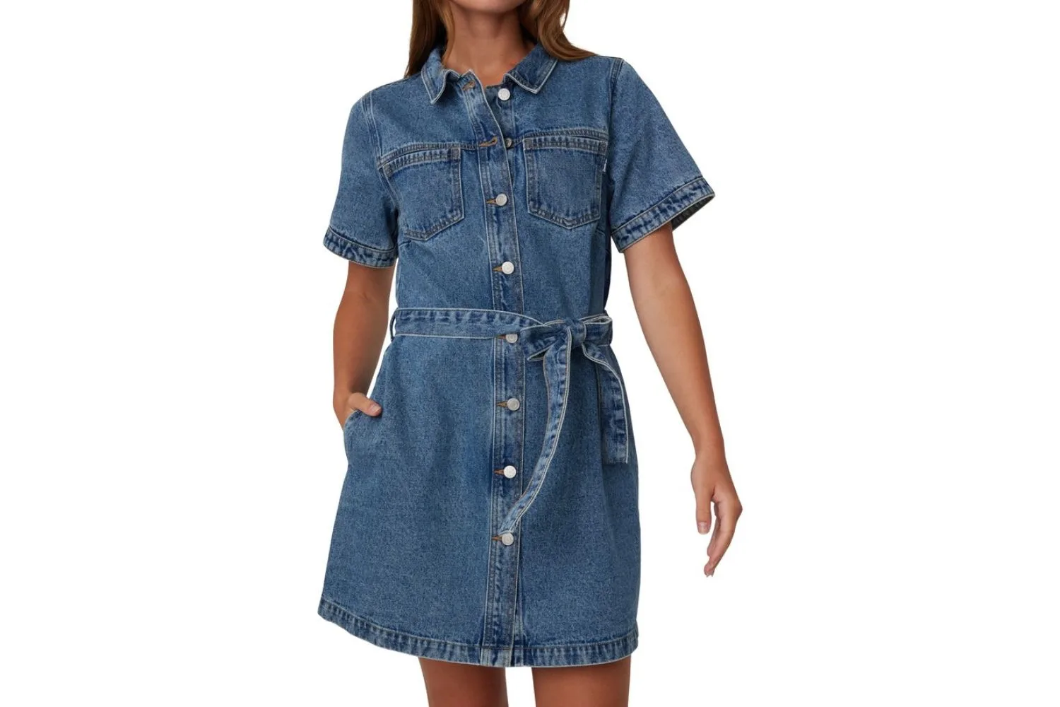 Big w denim dress best sale