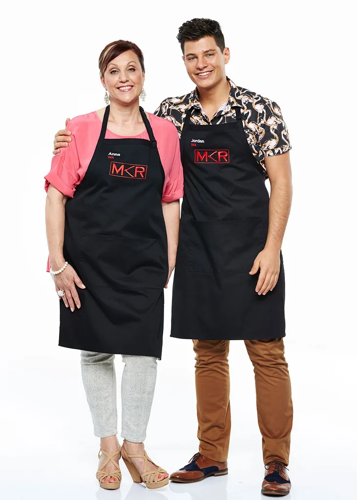 Jordan and his mother Anna were semi-finalists on MKR.