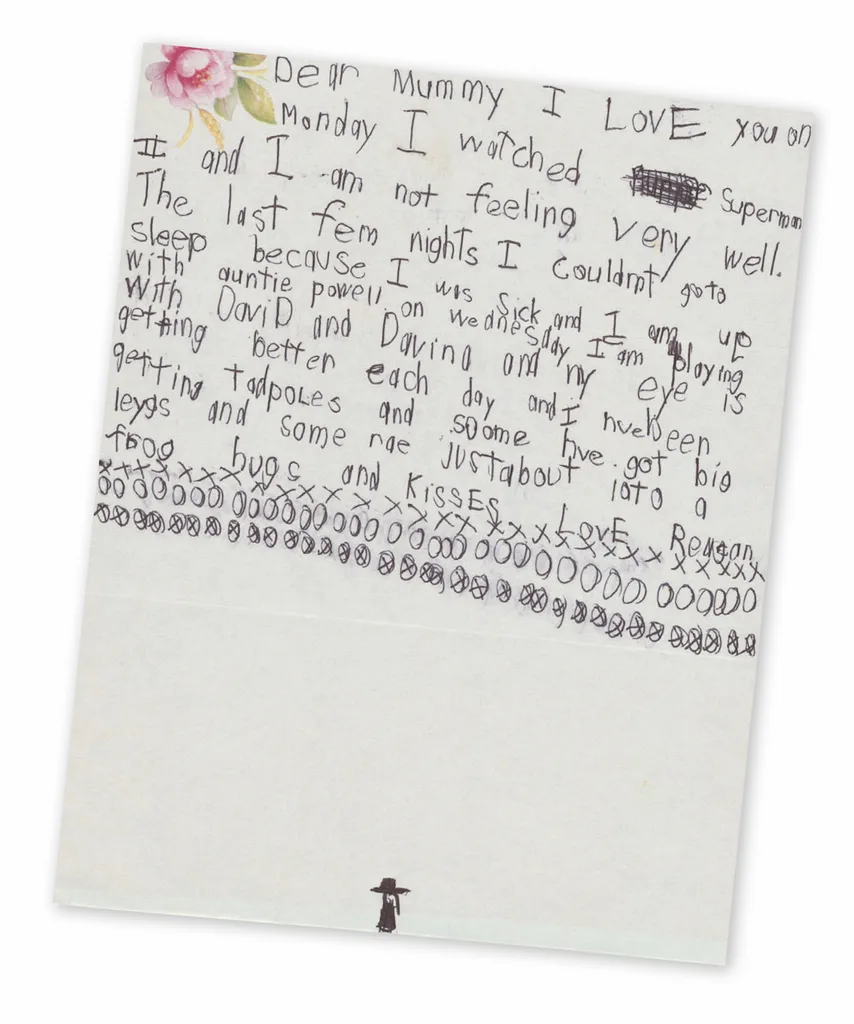 This is the letter Lindy's son Reagan sent her in jail