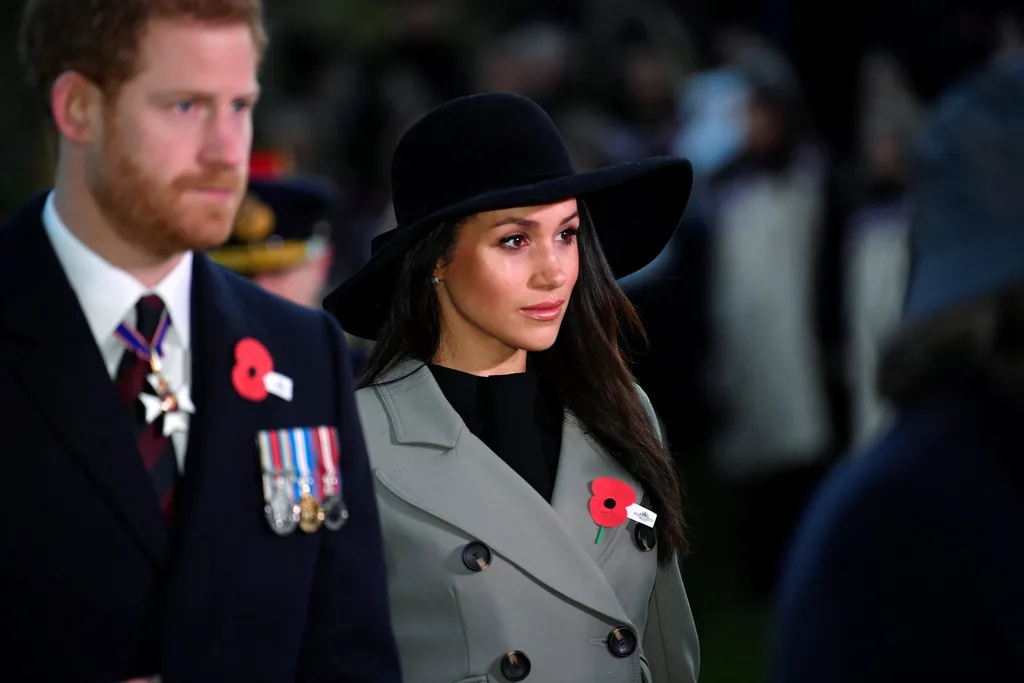 Meghan experienced the more sombre side of Royal duty