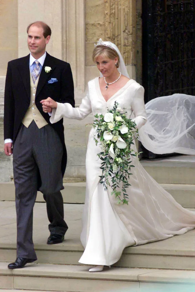 Sophie Rhys-Jones in her dress