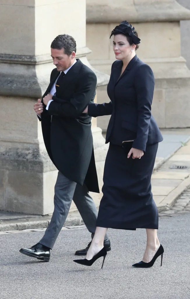 Liv Tyler arrives at Princess Eugenie's wedding