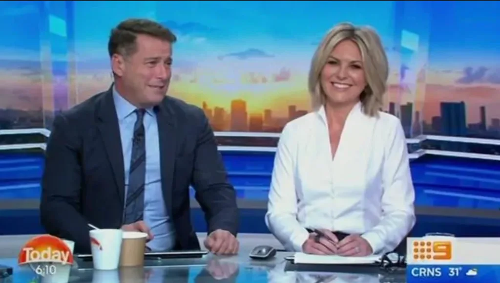 Karl Stefanovic and Georgie Gardner