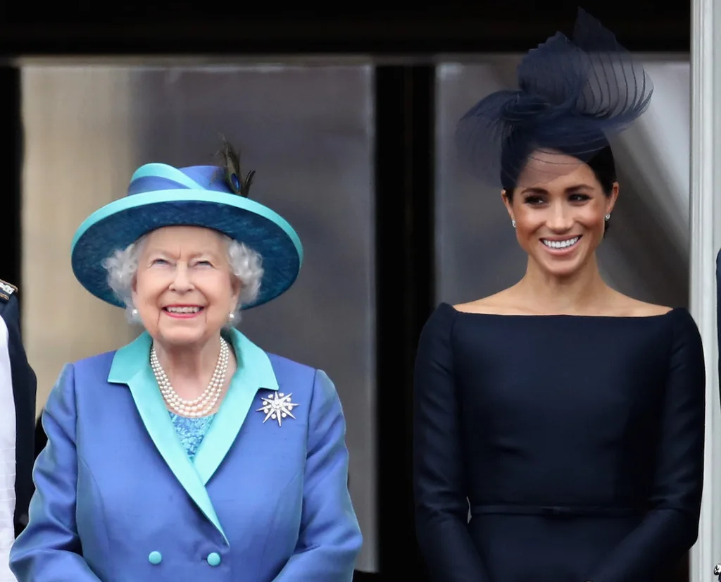 HRH Duchess of Sussex and Queen Elizabeth