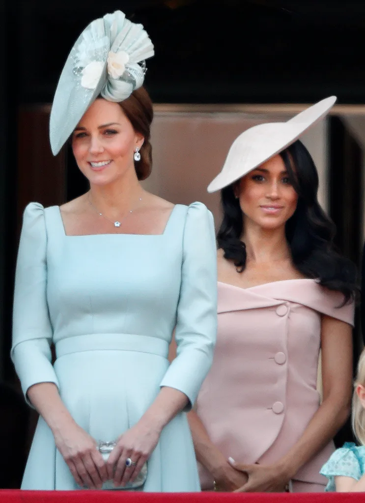 Kate and Meghan Trooping the Colour 2018
