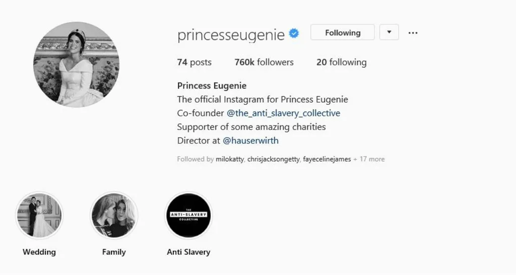 Princess Eugenie's new profile picture is simply stunning
