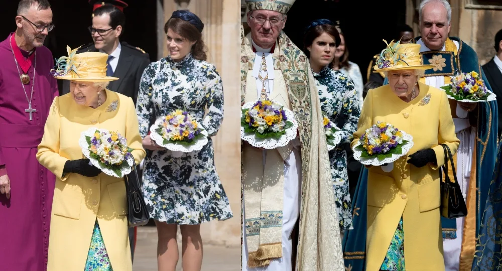 The Queen and Princess Eugenie step out together
