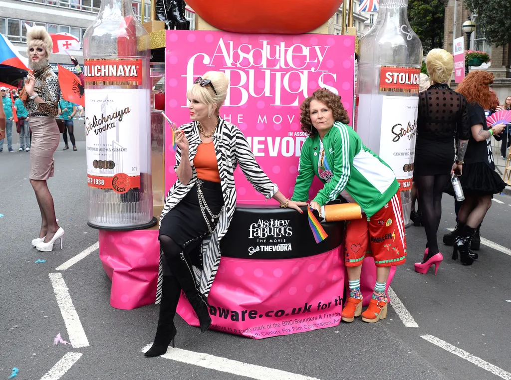 Jennifer Saunders and Joanna Lumley