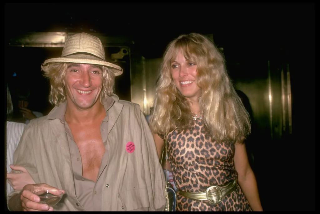 Rod and Alana Stewart