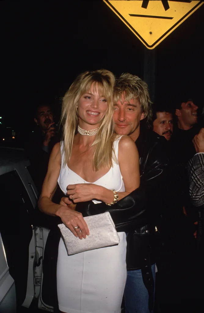 Rod and model Kelly Emberg in 1988