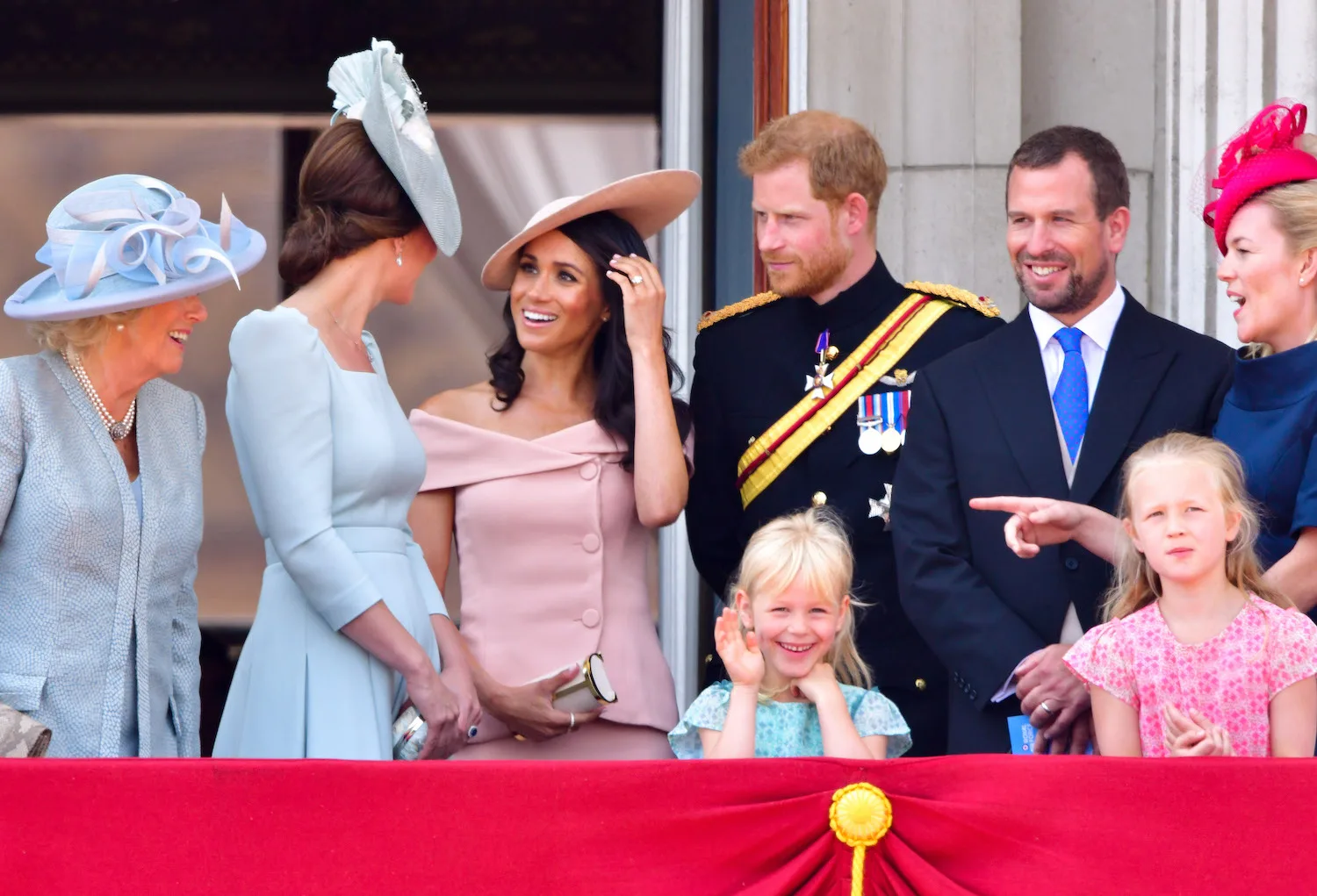 Princess Catherine Meghan Markle Trooping the Colour 2018