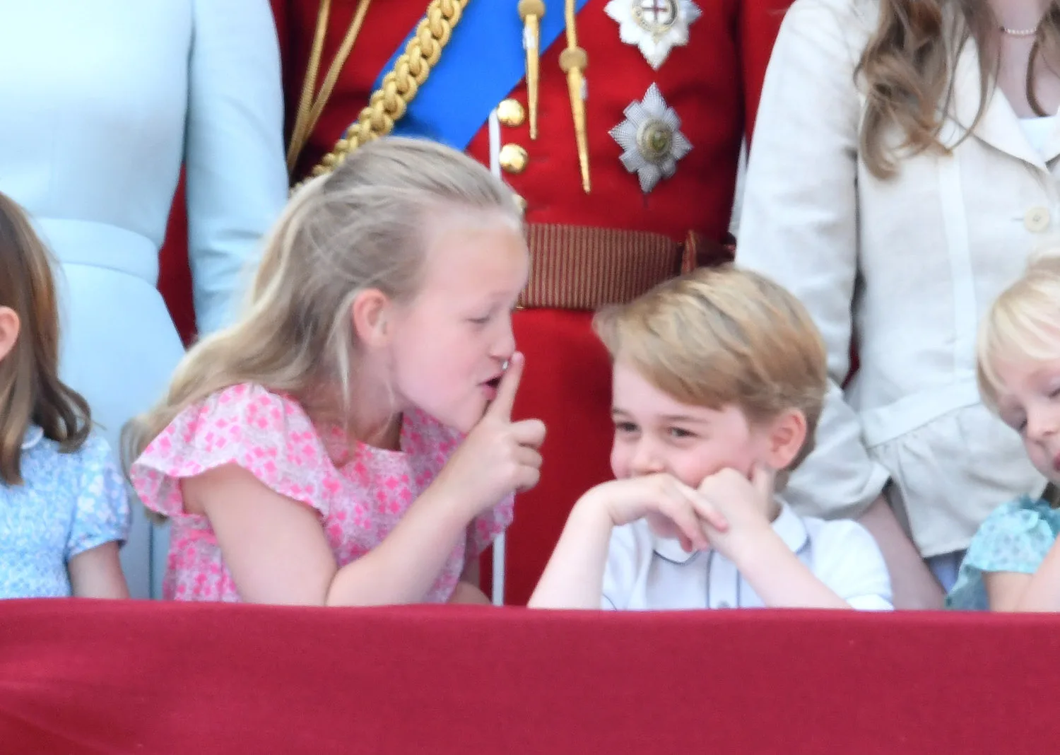 savannah phillips prince george trooping the colour 2018