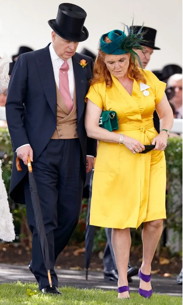 andrew and fergie back together royal ascot