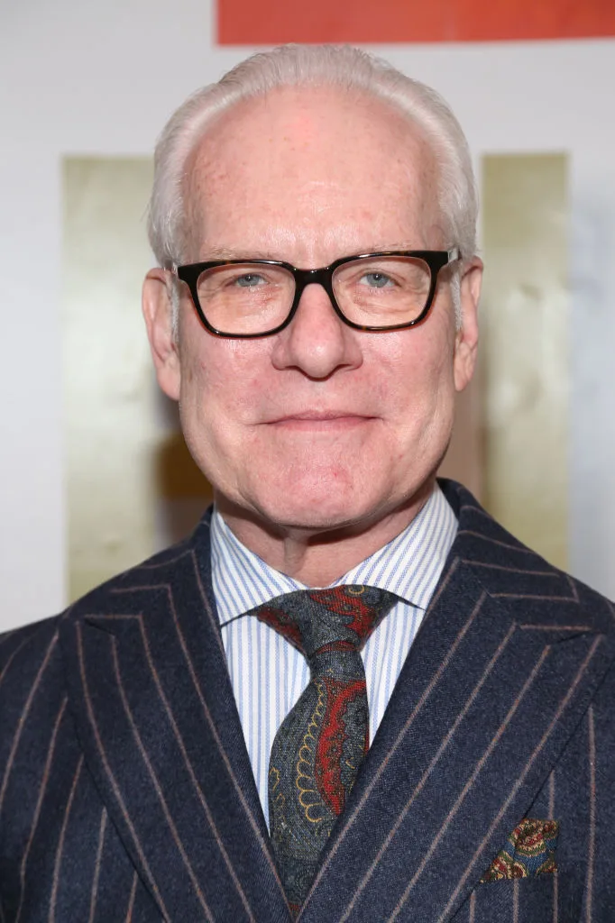 Tim Gunn at the opening reception for Exhibitionism