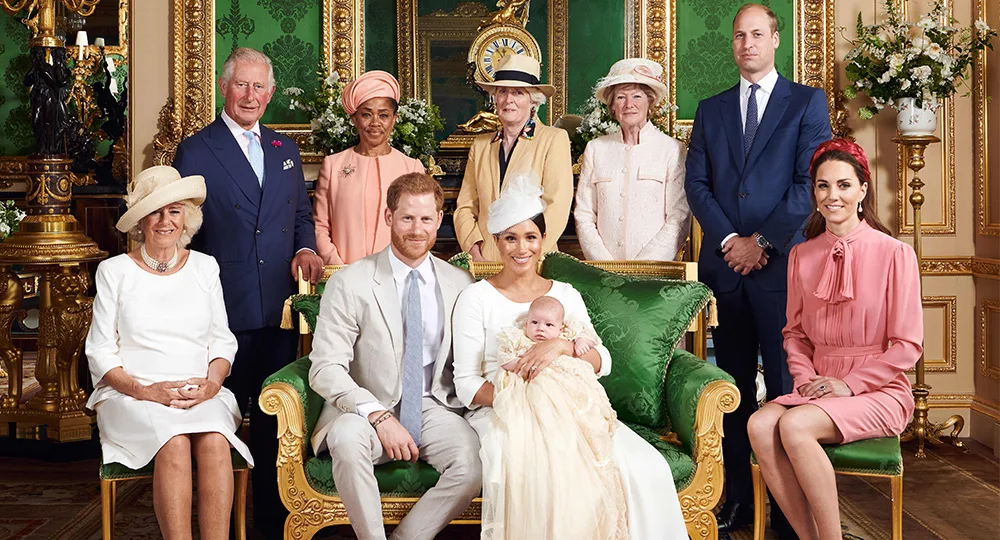 Prince Harry Meghan Markle Archie Christening