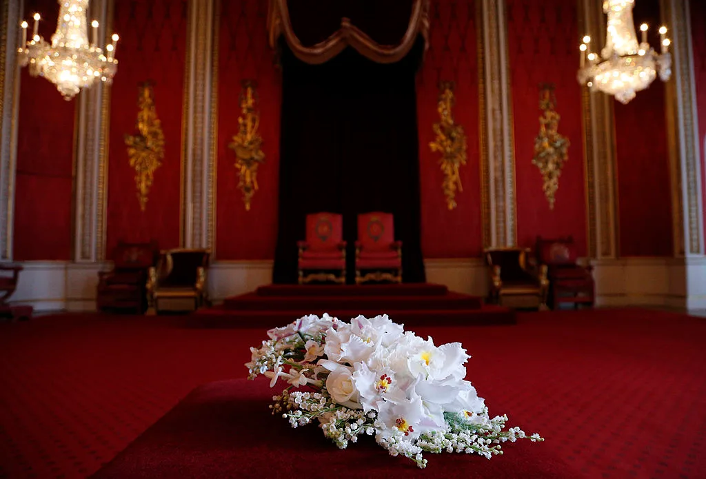 Replica Coronation Bouquet presented to the Queen Elizabeth II