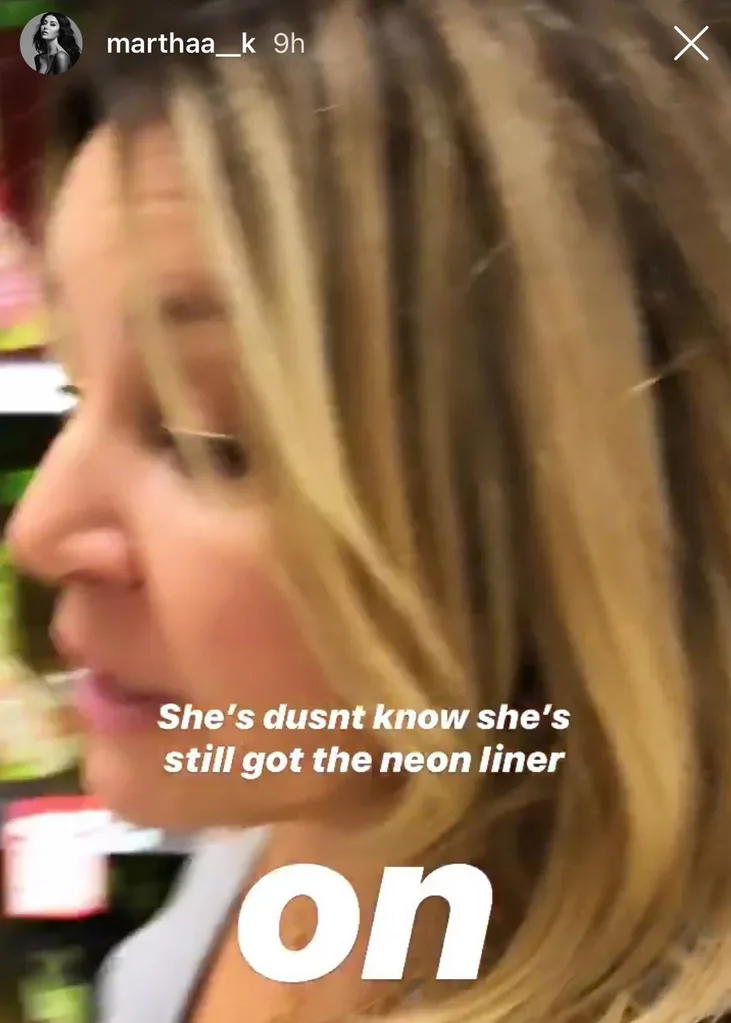 Martha Instagram story
