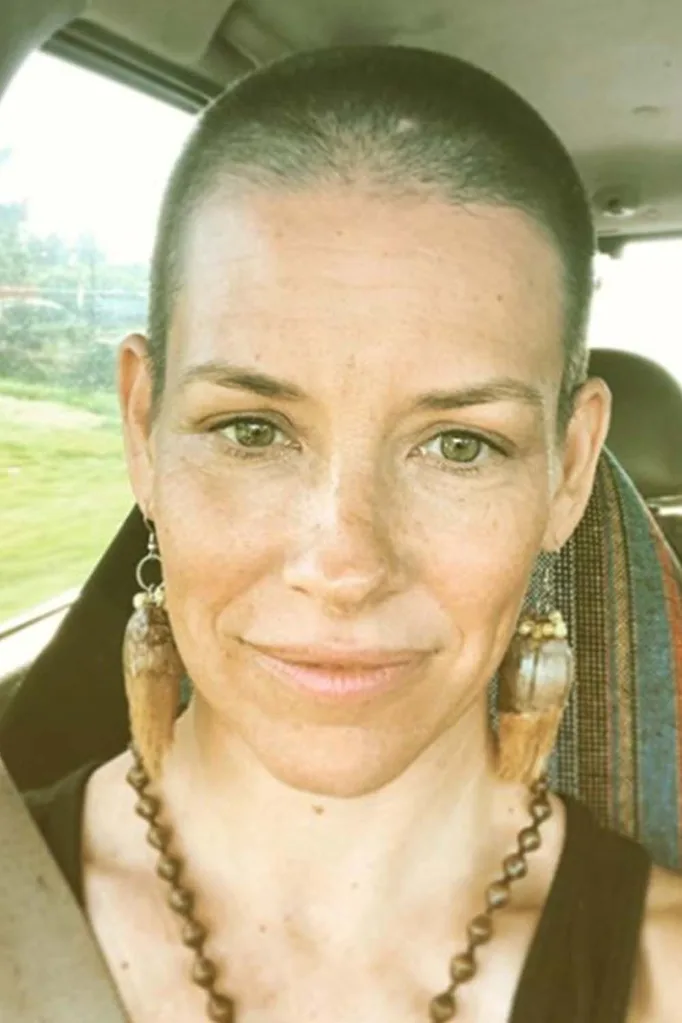 Evangeline Lilly shaved head