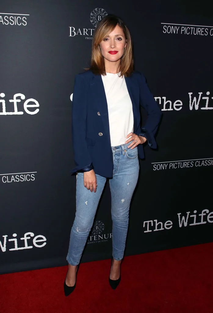 Rose Byrne at the premiere of 'The Wife'