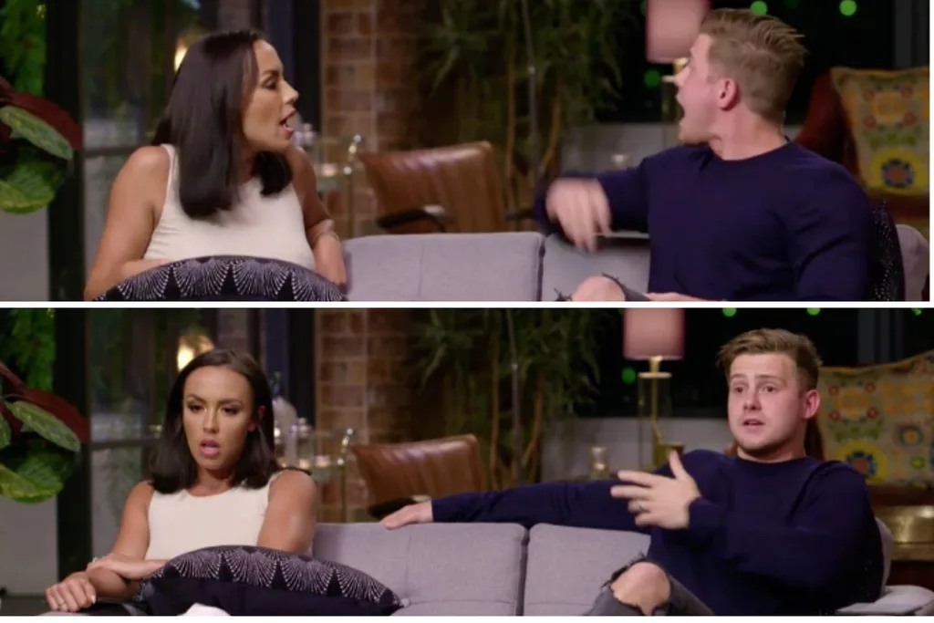 “You know, I have a temper. I think I would have made the situation worse going up to Natasha and trying to talk to her,” he admitted, which prompted Natasha to start shouting