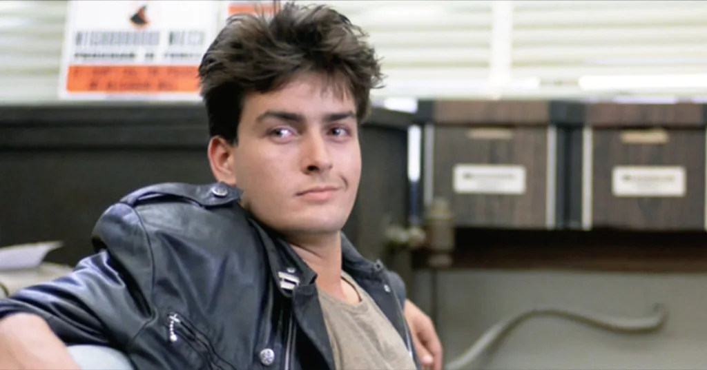 Charlie Sheen in 1986.