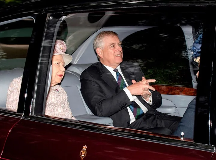 Queen and Prince Andrew