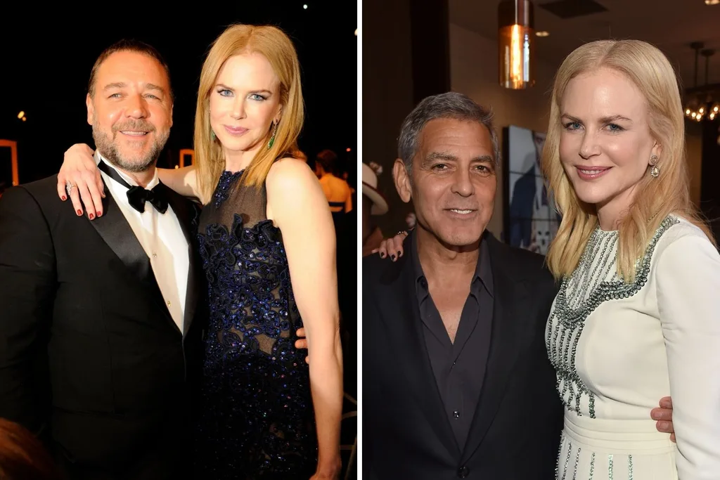 russell, george and nicole kidman