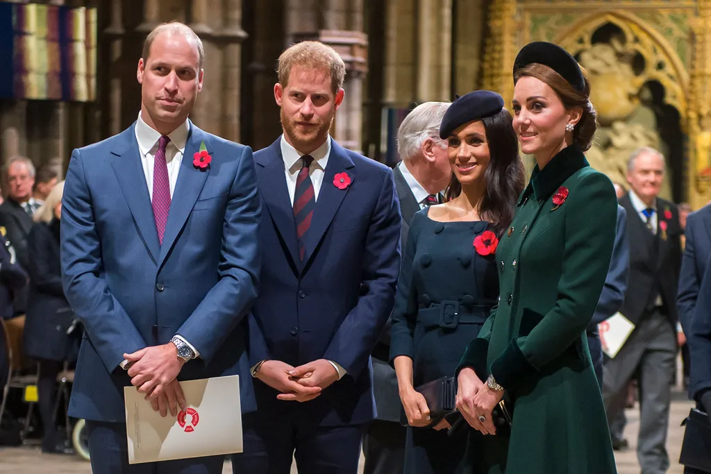 Fab four royals Harry William Meghan Kate