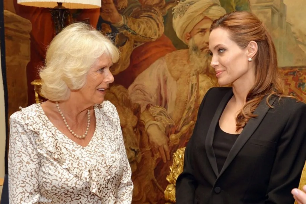 Angelina Jolie and Camilla Parker Bowles