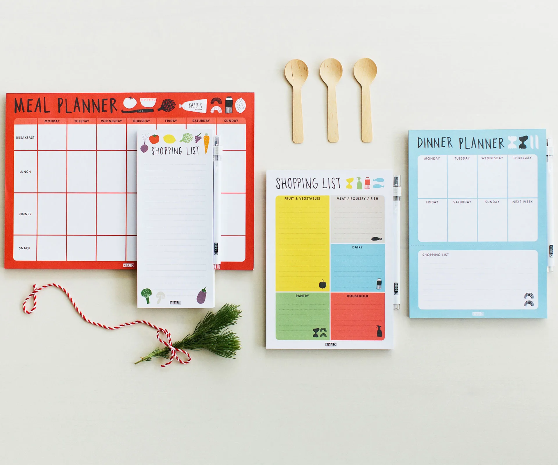 meal planner, dinner planner, shopping list, Kikki K