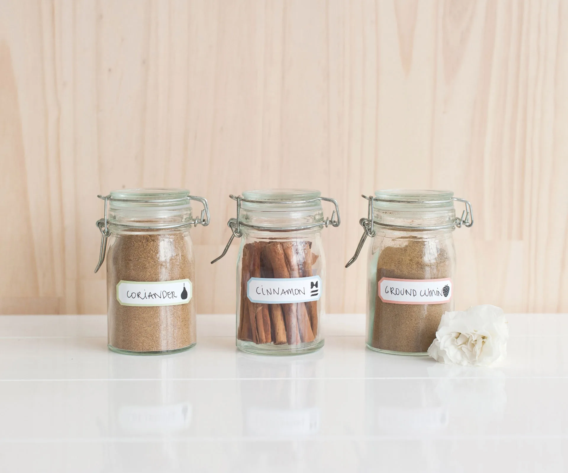 Kikki K, labeled herbs