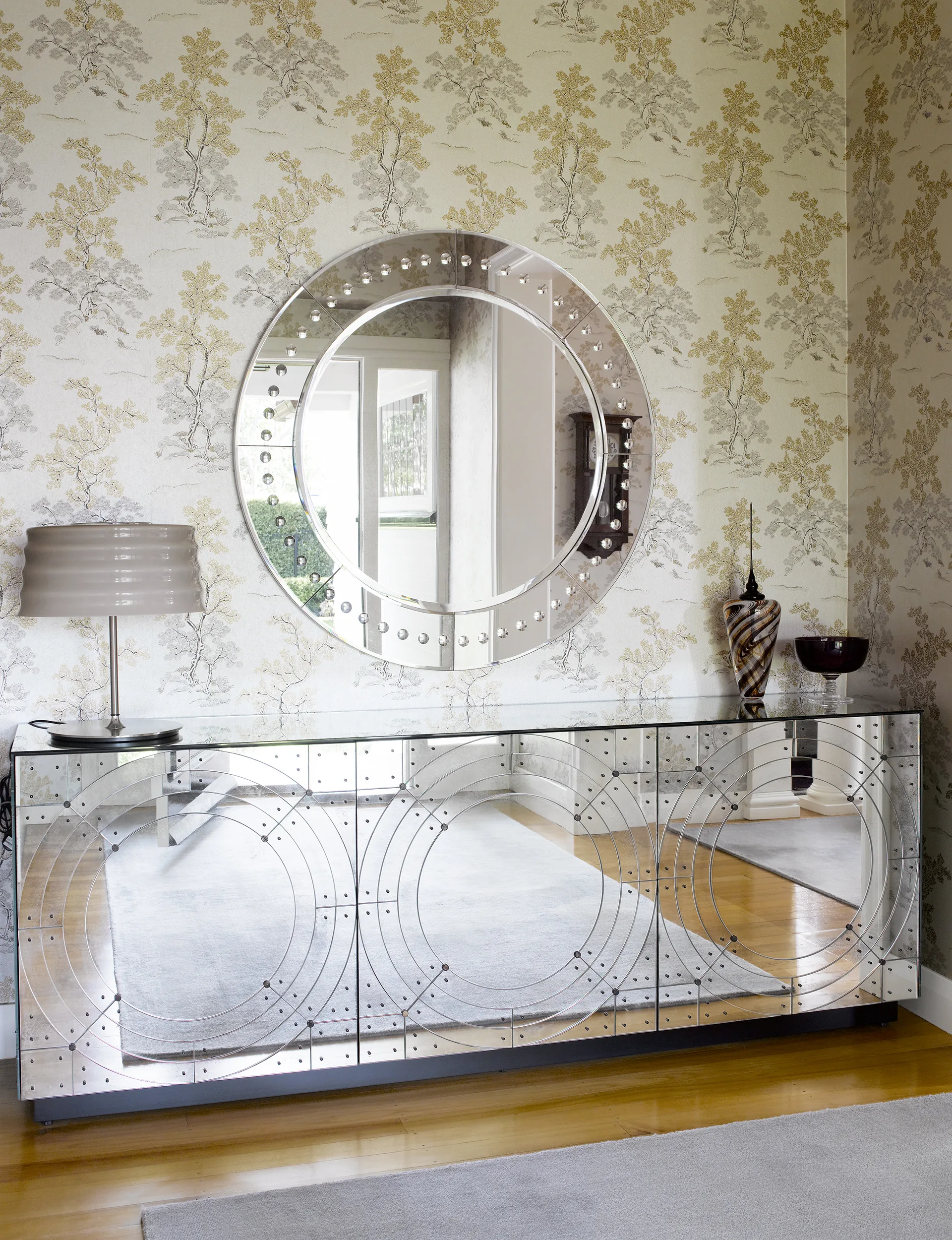 entrance console mirror