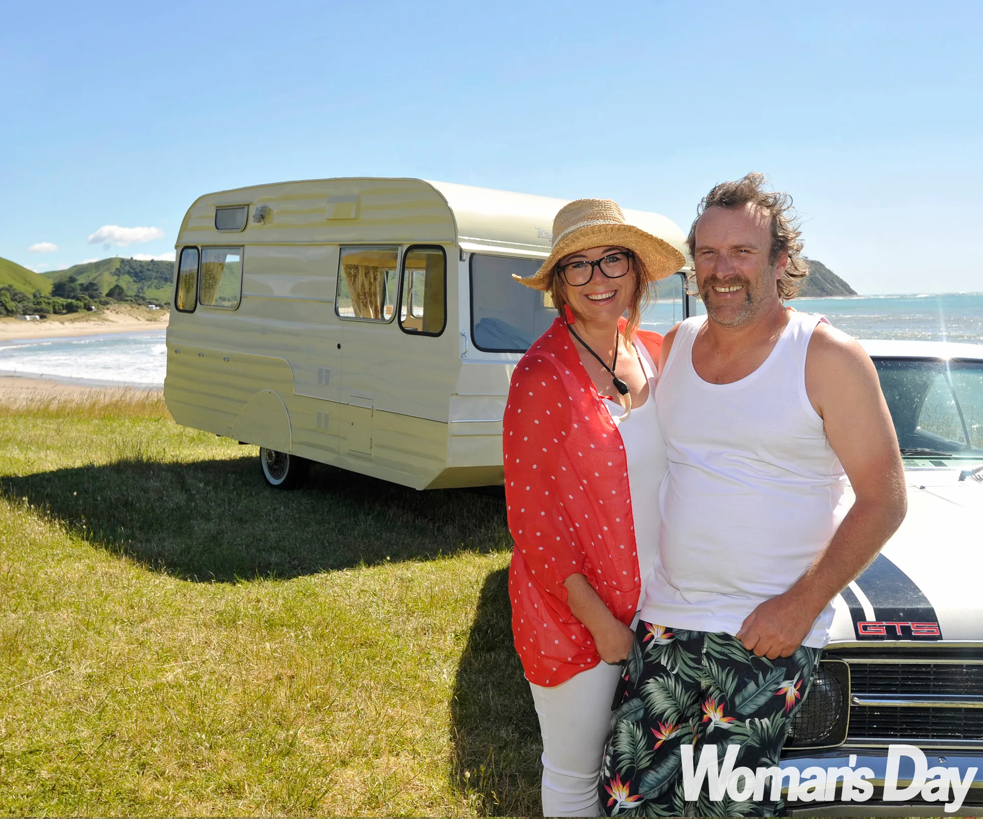 Amy and Stu caravan