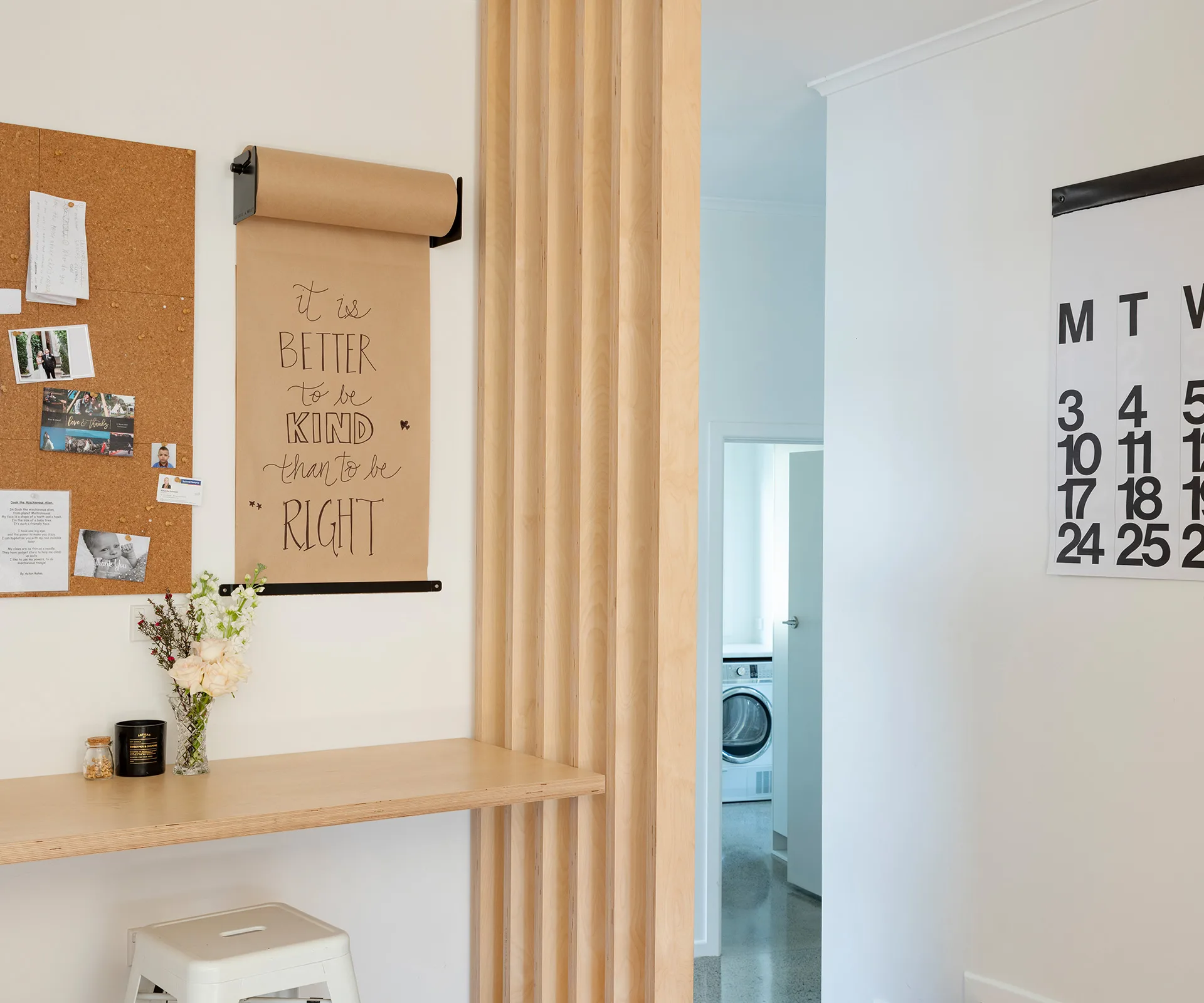 renovation, wall mounted scroll