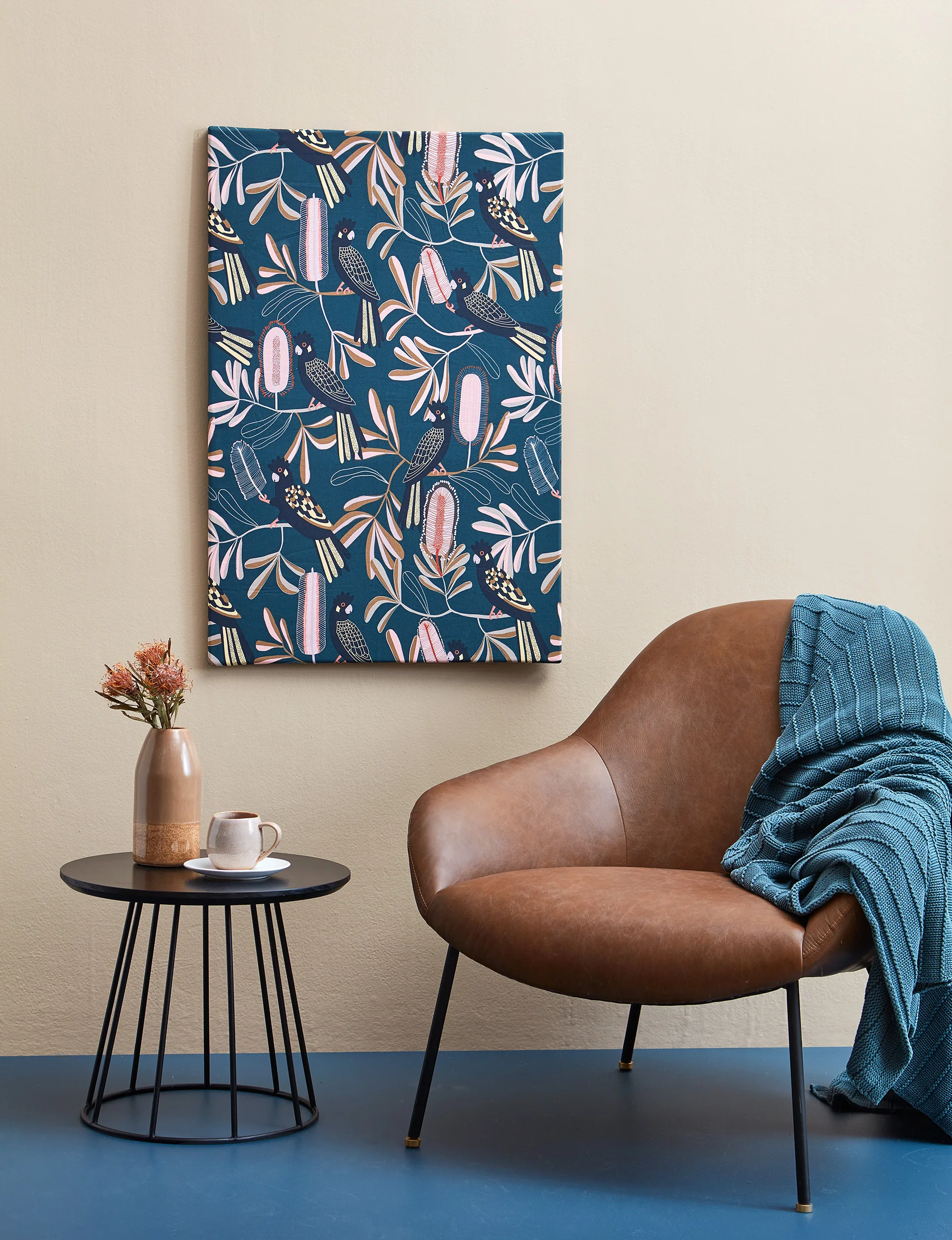 DIY fabric artwork