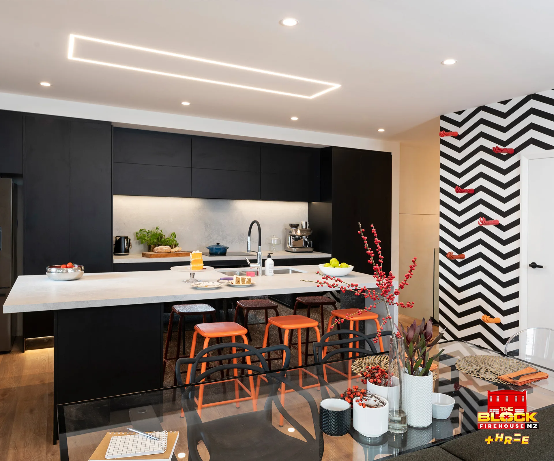 Stacy and Adam The Block NZ kitchen