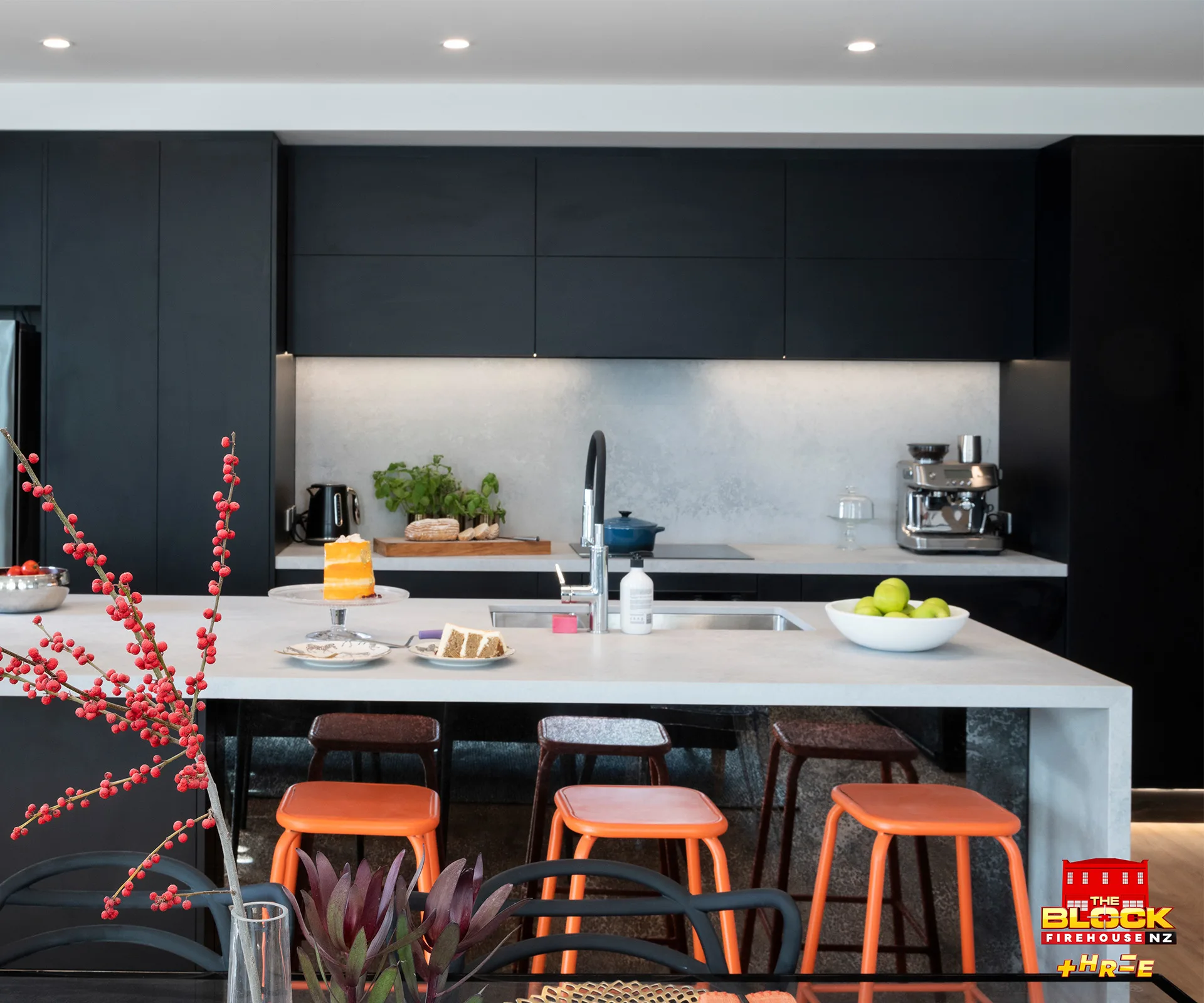 Stacy and Adam The Block NZ kitchen