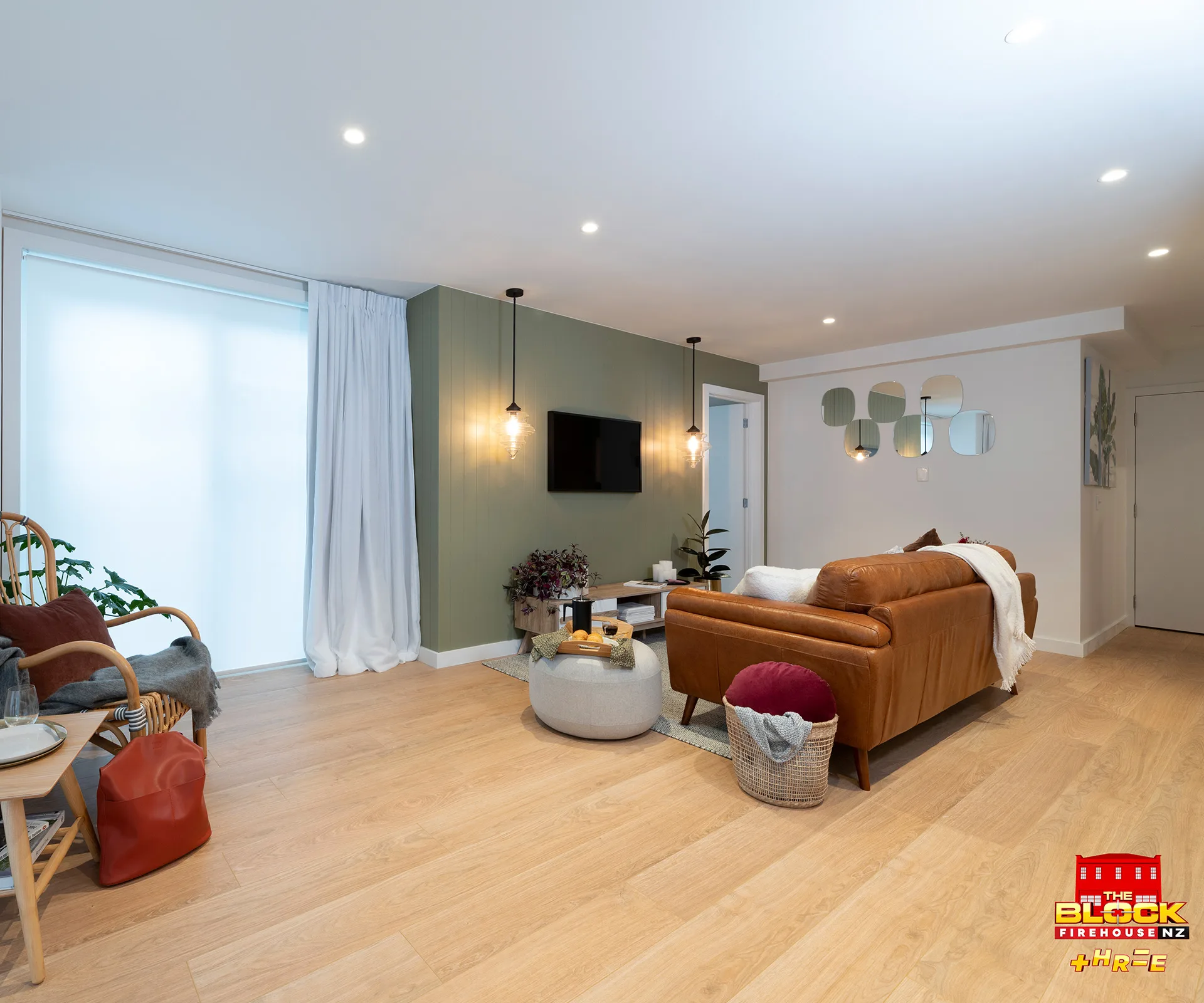 The Block NZ Stacy and Adam living room reveal