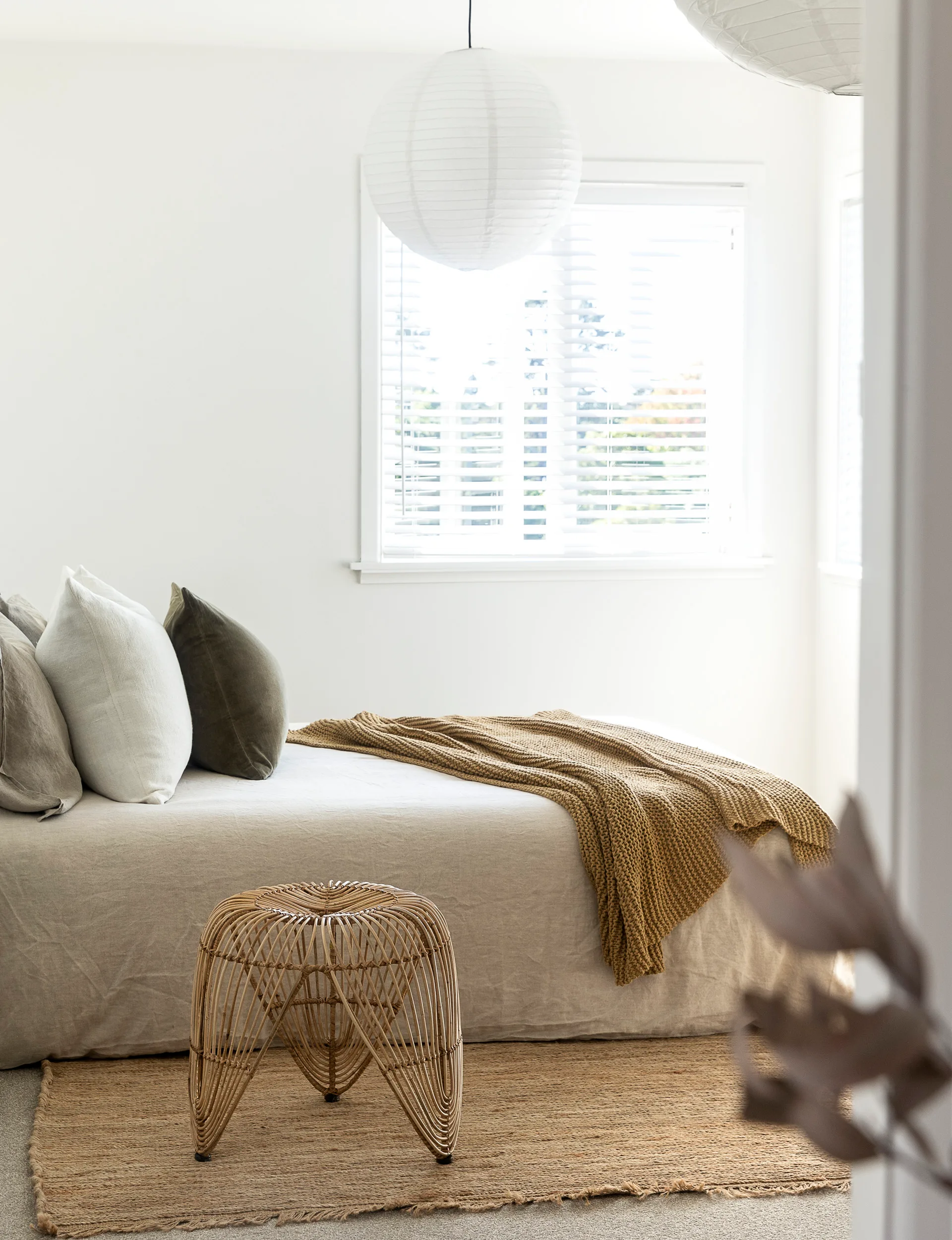 Our Spaces modern relaxed bedroom