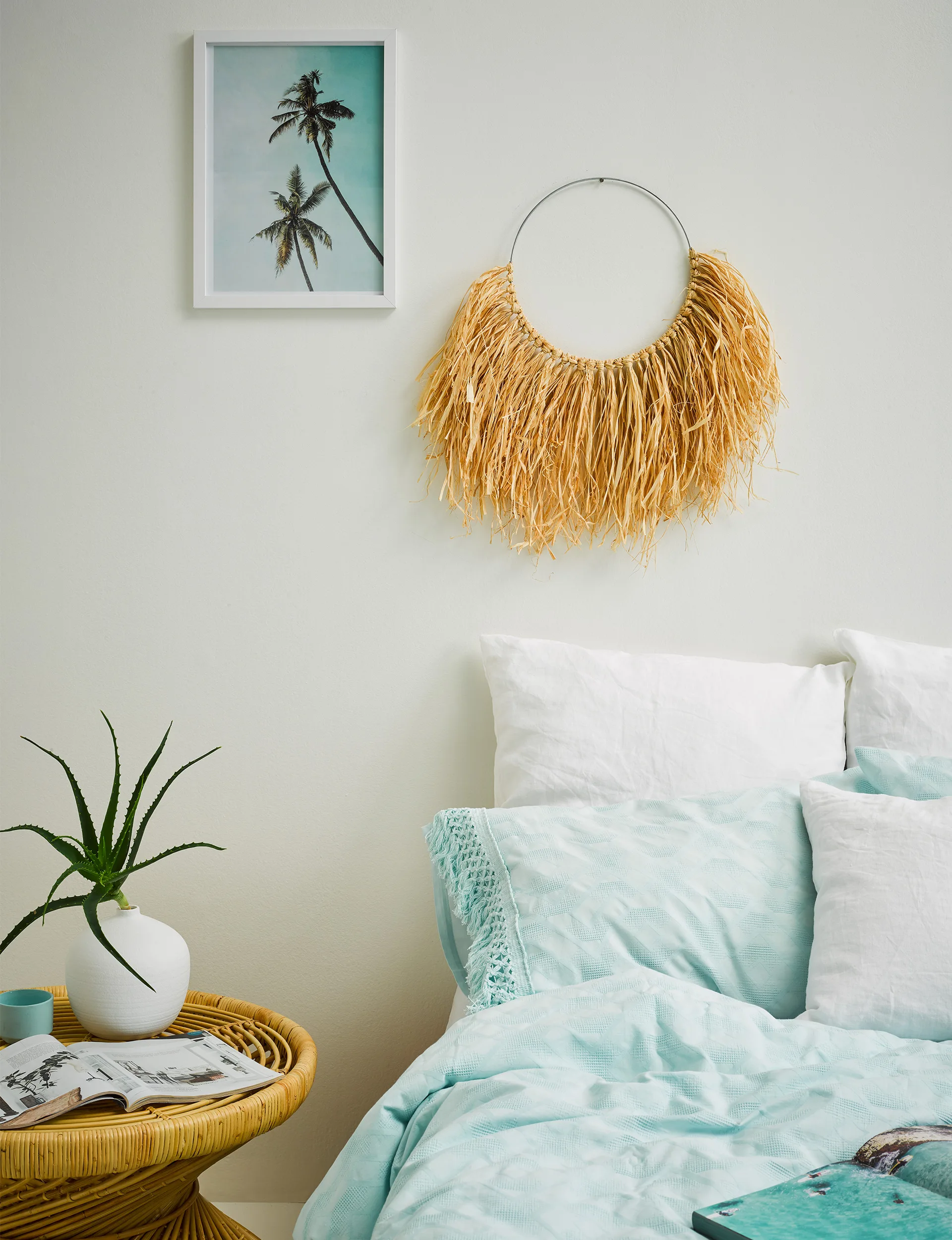 raffia wall hanging