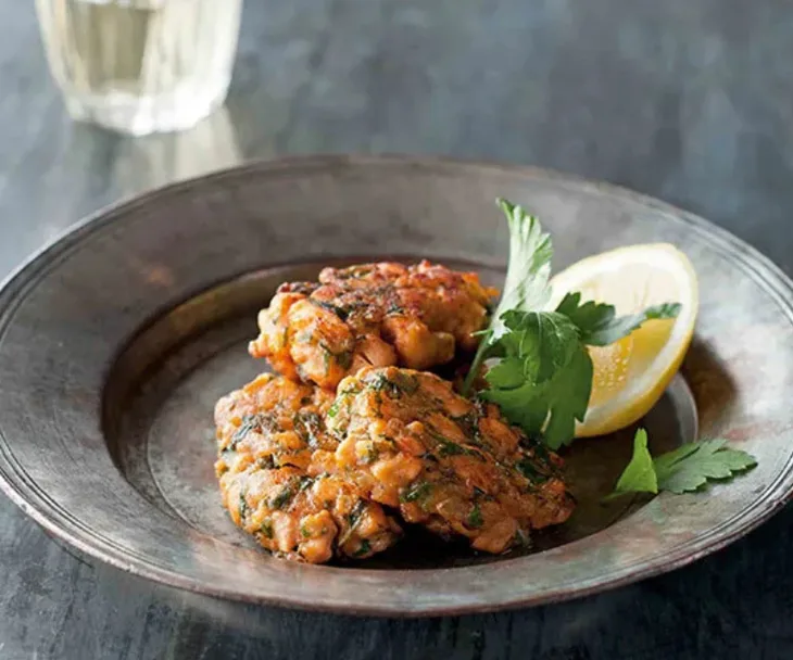 Thea Dianne’s salmon keftethes
