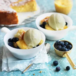 Blueberry Hill sundae