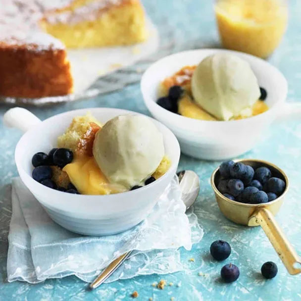 Blueberry Hill sundae