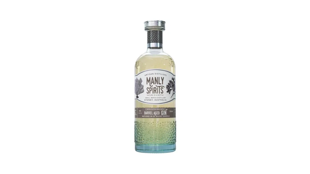 Manly Spirits Barrel Aged Gin.